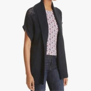 Rag‎ & Bone Andi Organic Cotton Cardigan Sweater Wrap Belted size Medium